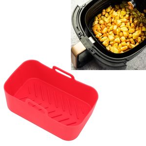 <span class=keywords><strong>Olla</strong></span> de Silicona para Freidora <span class=keywords><strong>Ninja</strong></span> DZ201 Foodi 8QT, con Cepillo y Clip, Accesorios de Cocina, 19.5x12.7x7cm, Rojo - Product Image 5