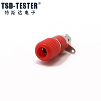 S4401. * M4*32.5MM Terminal de Conexión Niquelado para Amplificador, Altavoz, Cable de Audio, Sonda de Prueba de Potencia para Conector Banana de 4mm