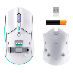 Souris de jeu PULSEFIRE Haste 2 Core sans fil blanche 8R2E7AA - Product Image 6