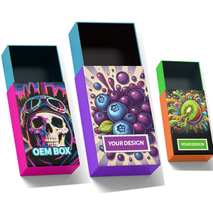 Custom Design OEM Size Eco Friendly Food Grade Patterned Printed Kraft Corrugated Paperboard Box - Product Image 1