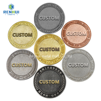 Pièces de monnaie vierges en métal de qualité supérieure, conçues sur mesure, pour collection, artisanat, cadeau souvenir, pièce de défi, vente chaude