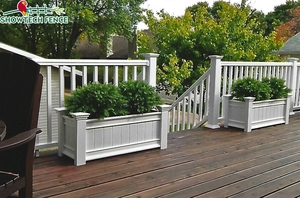 <span class=keywords><strong>Jardinière</strong></span> carrée blanche en PVC pour légumes, bac de jardin surélevé en <span class=keywords><strong>plastique</strong></span> PVC pour extérieur - Product Image 4