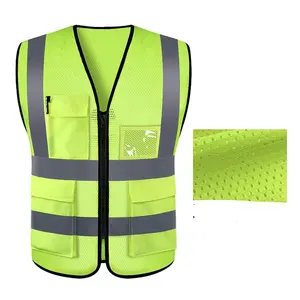 High Visibility Reflective Safety Clothing Red Color Motorcycle Reflective Vest Safety Jackets
