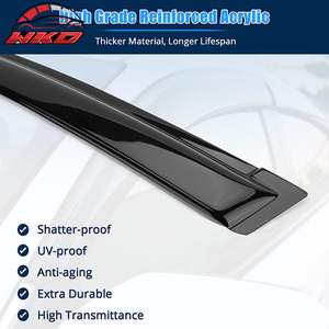 Pare-soleil en acrylique pour Honda Civic 12-15 Sedan, déflecteur de pluie, protection des vitres latérales des portes de voiture, 4 pièces - Product Image 4