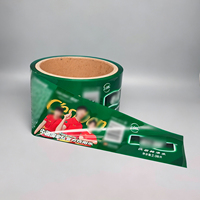 Manchons de film thermorétractable durables pour impression en héliogravure, formes personnalisées, épaisseur 0,03-0,05 mm pour l'emballage de boissons et d'aliments