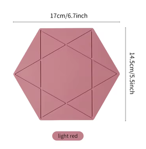 Silicone Coasters Placemat <b>Table</b> Trivet Mat Set, Heat Resistant Silicone <b>Table</b> Mats for Home Kitchen Dining <b>Table</b> <b>Protection</b> - Product Image 2