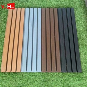 Panneau mural extérieur imperméable en WPC, revêtement mural extérieur, panneau mural décoratif en composite bois-PVC, <span class=keywords><strong>rénovation</strong></span> de <span class=keywords><strong>façade</strong></span> de bâtiment - Product Image 3