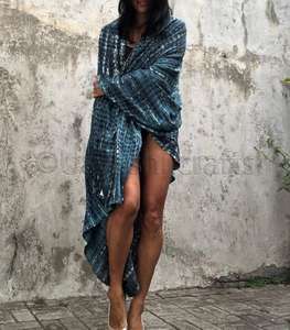 Femmes Vêtements D'été Paréo Plage Nager Cravate Teinture Paréos Pour Maillots de Bain Femme Couverture Ups Sarong - Product Image 1