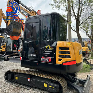 Vente directe d'usine : Excavatrices d'occasion Sany SY55C, mini-excavatrice 5,5 tonnes, excavatrice sur chenilles Sany SY55 d'occasion en stock - Product Image 1