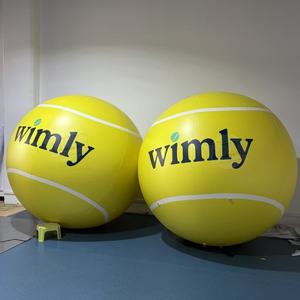 Pallone Gonfiabile Gigante in PVC a Forma di Palla da Tennis 2m 3m per Decorazione Promozionale Pubblicitaria Impermeabile Stampato UV - Product Image 6