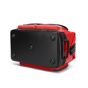 Borsa per traumi medici borse per pronto soccorso borsa medica vuota con divisori rimovibili ideale per infermiere fisioterapisti medici rossi - Product Image 3