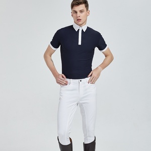 Camisetas de manga corta para hombre, ajustadas, para equitación, de secado rápido, personalizadas, tipo jersey, para actividades al aire libre. - Product Image 3