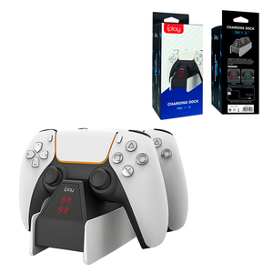Estación de carga rápida para <span class=keywords><strong>PS5</strong></span>, controlador LED, soporte de carga Dual - Product Image 1