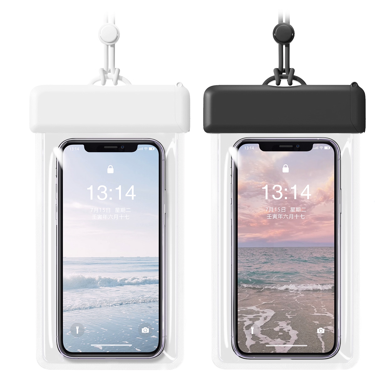 Waterproof Mobile Phone Bags Pouch Underwater Swimming Diving Telephone Case Bag for Iphones 15 Pro Max Samsung S24 Ultra