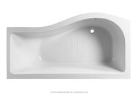 Baignoire encastrée simple, en acrylique, pour salle de bain, prix d'usine, livraison gratuite, 2021
