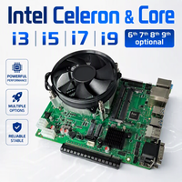Carte mère industrielle pour processeur Intel Core I3 I5 I7 I9 LGA1151 B250 6e 7e 8e 9e génération DDR3 DDR4 6 ports COM double HDMI 4K M.2 SSD