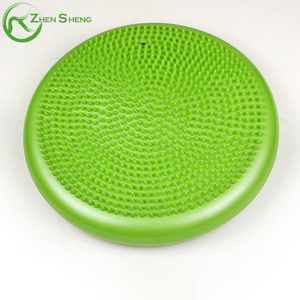 Cojín de aire inflable para masaje de doble cara del fabricante Zhensheng, disco de equilibrio de PVC - Product Image 4