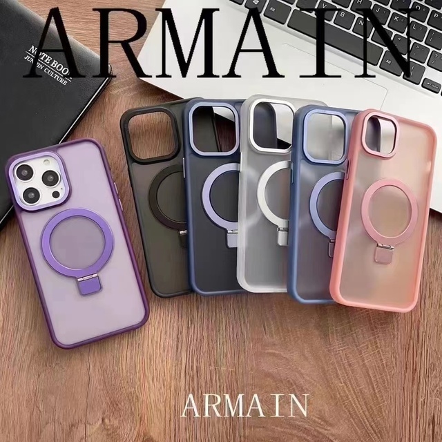 Kickstand Magnetic Wireless Charging Phone Case for iphone 15 14 Pro Max 16 Shockproof Back Cover for iphone 13 12 11 Pro Max