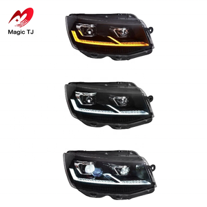 <span class=keywords><strong>Volkswagen</strong></span> <span class=keywords><strong>Caravelle</strong></span> T6 Ensemble de phares LED personnalisés Température de couleur 6000k Modifié Flux de feux de circulation quotidien avec clignotant - Product Image 5