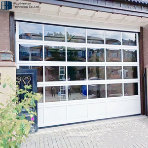 Porte de <span class=keywords><strong>garage</strong></span> en verre noir insonorisé antivol 16x8 à prix d'usine - Product Image 3