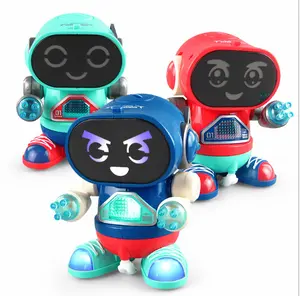 手臂摆动腰部旋转功能儿童智能电动舞蹈机器人玩具与音乐灯男孩