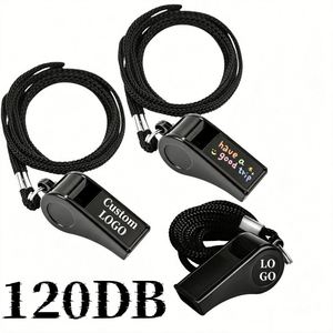 Silbatos Deportivos de Plástico con Logotipo Personalizado y Cordón, Sonido Fuerte y Nítido, Ideal para Entrenadores, Árbitros, Entusiastas del Aire Libre y Familias - Product Image 1