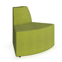 Meilleur prix de vente, canapé de bureau moderne coloré à combinaison arrondie à 60 degrés, pour hôpital et école, hauteur réglable