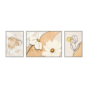 Decoración de pared de lujo a bajo precio de fábrica, impresión HD UV, arte de pared de porcelana, plantas verdes, paisaje, mariposa, porcelana de cristal - Product Image 3