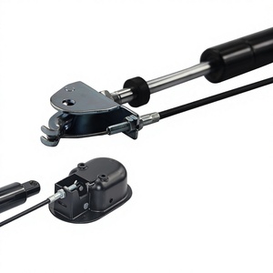 Vérin à gaz verrouillable pour siège de bus, cylindre en acier, tige pneumatique contrôlable pour meubles de table, levier hydraulique pour table d'étude, 100 lb - Product Image 1