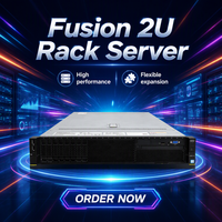 Serveur Rack 2U d'occasion à bon prix, processeur Xeon, modèles Fusion 2288HV5/1288HV5/2488HV5/5885HV5/5288V5, en stock