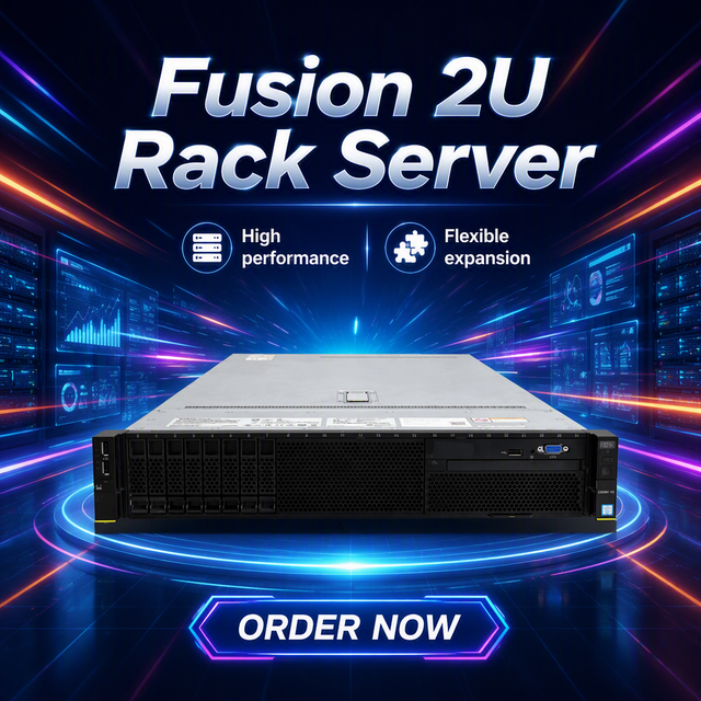 Good Price Fusion 2288HV5/1288HV5/2488HV5/5885HV5/5288V5 Used 2U Rack Server Xeon Processor Stock Fusion Server