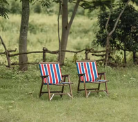 Meubles en teck de haute qualité dos en osier avec coussins imperméables jardin salle à manger chaise d'extérieur en bois
