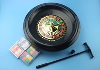 Professionelles Luxuriöses Hochwertiges 16-Zoll Roulette-Rad Casino Fortgeschrittenes Roulette Professionelles Massivholz-Roulette-Rad
