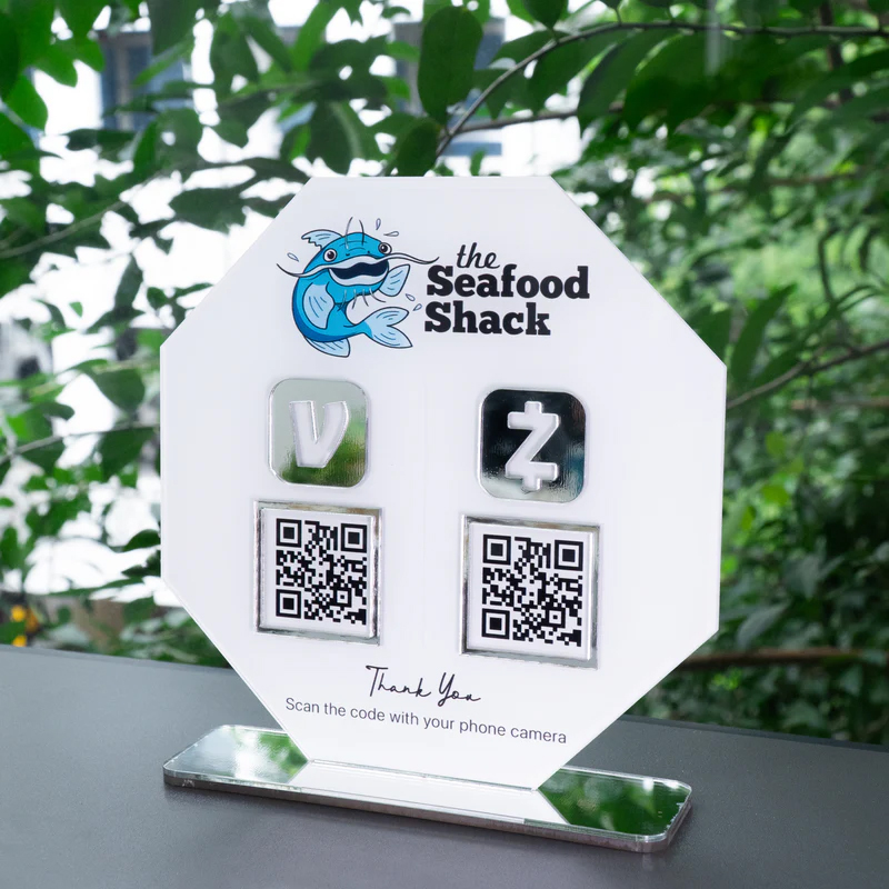 Color personalizado con 2 QR