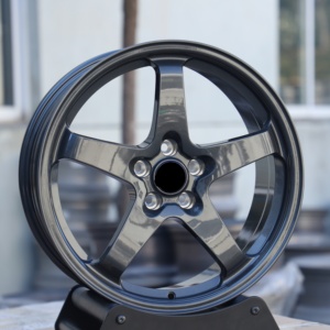 ล้อแม็กซ์ HTOR GT Forged Racing สีเทา Gunmetal ด้าน พร้อมขอบลิปแบบ Machine Lip <span class=keywords><strong>ขอบ</strong></span>ลึก 5 ก้าน วัสดุอัลลอยด์ ขนาด 4X100/5X100/5X114.3 <span class=keywords><strong>ขอบ</strong></span>สูง <span class=keywords><strong>37</strong></span> - Product Image 2