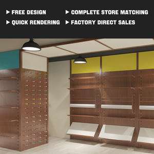 Lemari pajang kacamata Xuruihang modern anti gores berbahan logam dengan lampu LED, custom made kelas atas untuk seluruh toko, model <span class=keywords><strong>island</strong></span> tengah. - Product Image 4