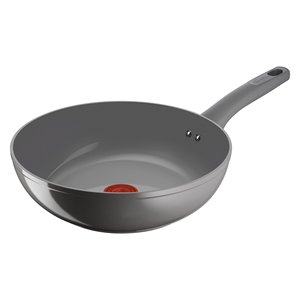 <b>Wok</b> Ceramic Aluminum 1 handle (28cm) RESOURCE Grey 010274041828 - Product Image 1
