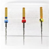Instruments dentaires pour canaux radiculaires Super Files II Gold Niti Heat Activation 25mm X1-X3