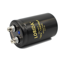 LORIDA 고전압 나사형 전해 콘덴서 100V 10000uF/15000uF/22000uF/47000uF 20% 허용오차 50x80mm