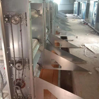 Cage à poulets de chair en acier galvanisé à chaud automatique en gros