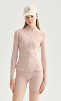 Vestes de yoga pour femme de haute qualité, lisses, fines, confortables pour la peau, hauts de sport unis pour la course à pied