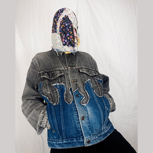 DiZNEW Custom Casual Denim Jacket Factory Wholesale Hombres Daiwa <span class=keywords><strong>Ko</strong></span> Truck Driver Jacket Hombres Jacket Denim 100% Cotton Shell - Product Image 1