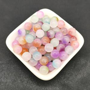 Cuentas de cristal de dos tonos de 8mm: cuentas sueltas que cambian de color gradual para DIY pulseras, collares y fabricación de joyas, suministros para manualidades a granel - Product Image 6