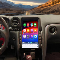 ZWNAV Lecteur multimédia automobile 13,6'' pour GTR GT-R Skyline 2011-2017 Android 15 Carplay GPS Écran partagé Stéréo 4G Radio de voiture 360