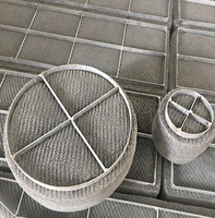 Défroisseur à grille métallique ronde pour colonnes chimiques, fourni directement par l'usine