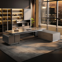 Bureau de direction haut de gamme en gros, différentes tailles disponibles, construction stable, mobilier de bureau professionnel