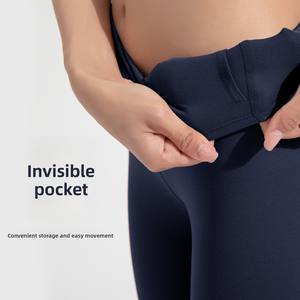 थिना योग उच्च कमर हिप-लिफ्टिंग महिलाओं के योग पैंट-एंटीबैक्टीरियल-एक आउटडोर खेल फिटनेस पैंट - Product Image 2