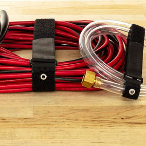 Factory Customized Heavy-Duty Hook and Loop Webbing <b>Strap</b> Eco-Friendly Self-Adhesive Waterproof with Hole - Product Image 6