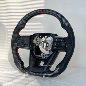 Volante de Fibra de Carbono <span class=keywords><strong>Toyota</strong></span> para Land Cruiser Serie 79 80 100, Prado 120 150, Yaris, Tacoma A90, Supra, 4Runner, Mark X, <span class=keywords><strong>CHR</strong></span> - Product Image 5