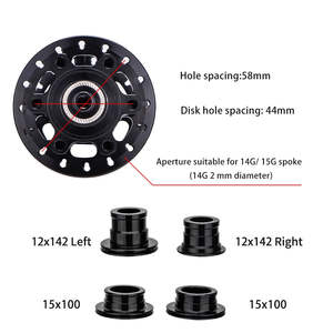 Moyeu de vélo VTT 6 cliquets 32 trous XD/HG/MS Thru Axle - Product Image 4